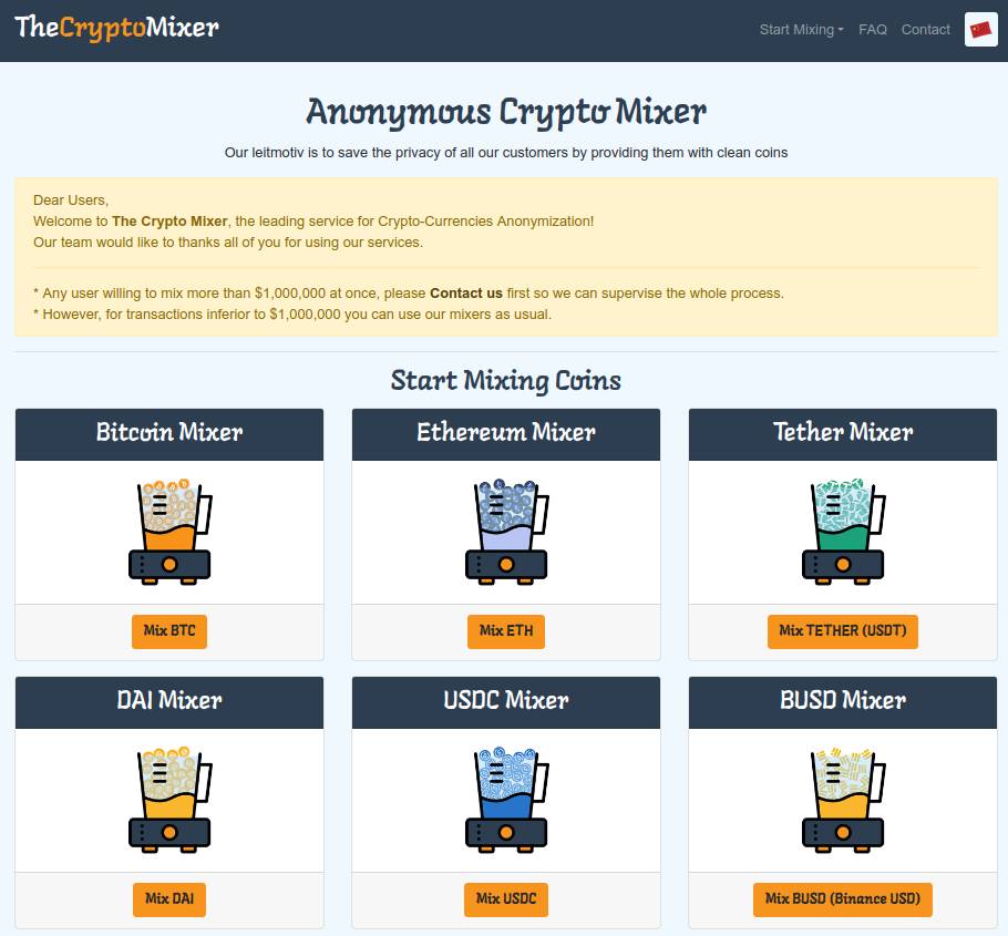 The Crypto Mixer